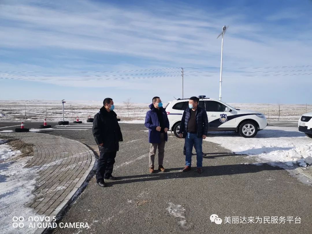 苏尼特左旗法院院长格日勒图深入达来苏木检查督导疫情防控工作